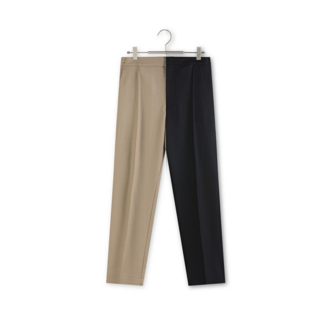 zegna wool silk straight-leg trousers